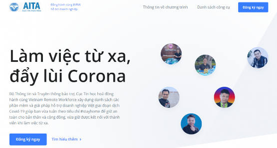 Bộ TT&TT ra mắt trang web hỗ trợ doanh nghiệp làm việc từ xa trong giai đoạn dịch Covid-19